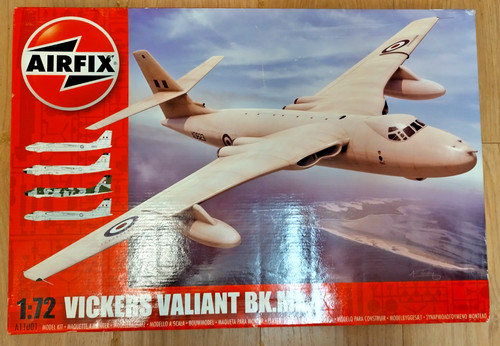 Airfix vickers valiant - airfix, 1:72