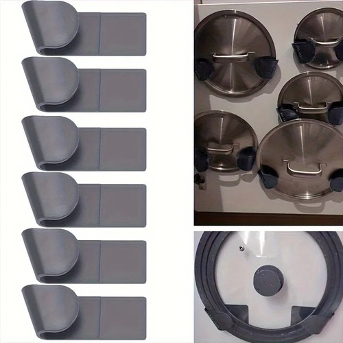6pcs pan lid holder saucepan - 6pcs,
