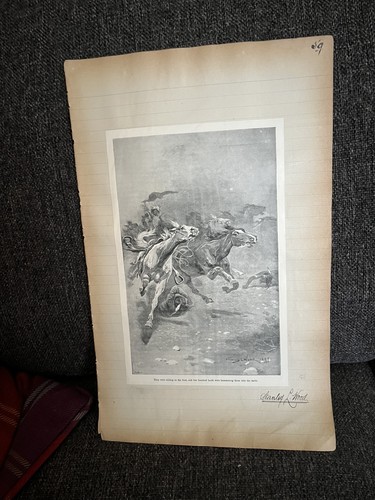 Antique print 1897 stanley - antique,