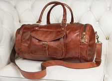 Men Large Goat Leather Vintage