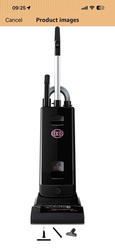 Sebo bagged upright vacuum - upright,
