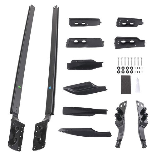 Aluminium roof rails set for - rails,