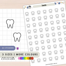 Teeth Planner Stickers