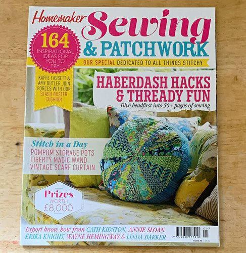 Homemaker sewing patchwork - homemaker,