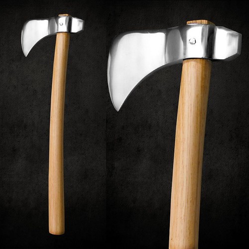Medieval horseman axe fully - medieval,