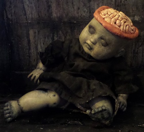 Ooak creepy horror gothic - creepy,