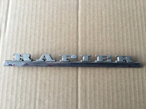 Rapier car badge sunbeam - car,