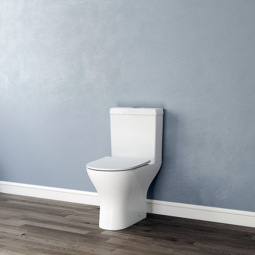 Bathroom round close coupled - bathroom,