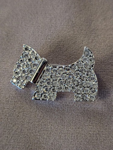 Silver tone diamante - silver,