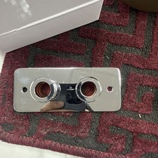 12cm Chrome Shower Plate