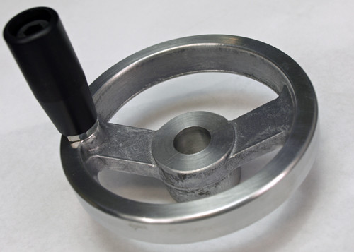 Aluminium machine hand wheel - aluminium,