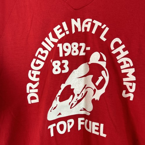 Rare vintage drag bike - , shirt
