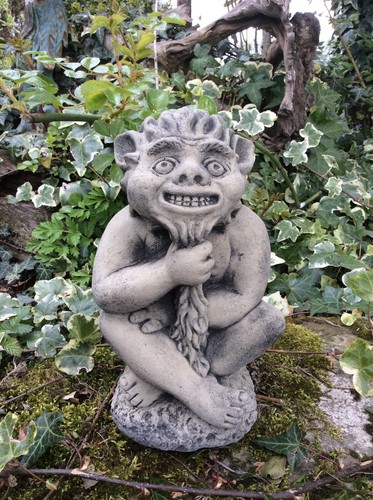 Stone garden bearded troll - troll, /