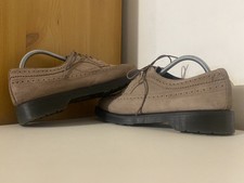 Dr Martens Taupe Suede Shoes