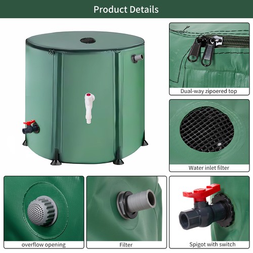 200l green water butt - butt, kit