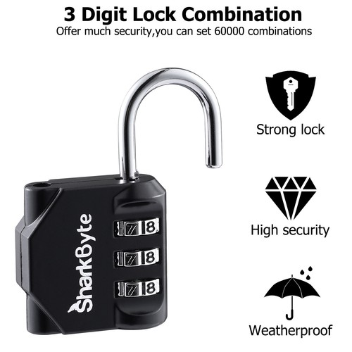 Dial combo lock - 3/4,