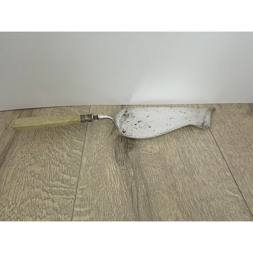 Silver plated crumb tray with