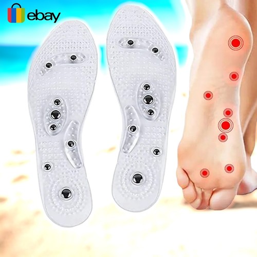 Magnetic massage shoe insoles - magnetic,