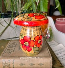 Vintage Russian Wooden Carved