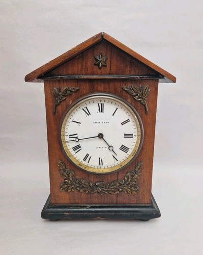 Antique french mantel clock - antique,