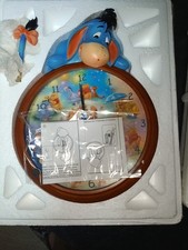 Bradford Exchange Moments Together Limited Edition Eeyore Wall Clock Disney NEW