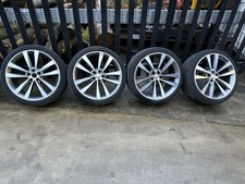 JAGUAR XF X250 SET OF 4 20" SELENA ALLOY WHEELS WITH TYRES 285/ 30 Z R20