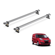 Vauxhall Combo Roof Rack for 2012-2018 2x Steel Bars Van Guard Ultibar Trade