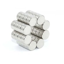 BULK PACKS N35 8mm dia x 4mm strong Neodymium disk magnets DIY MRO craft fridge 