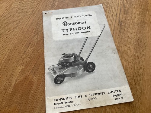 Vintage ransomes typhoon - vintage,