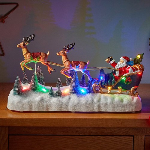 Musical led light santa - musical, up