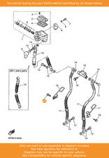 YAMAHA Bolt, Flg.(small Head), 95024-06016 OEM VMAX XJR1300 TRX850 FZR600 XT600E