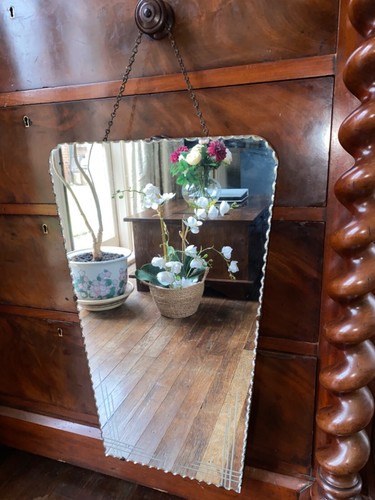 Large vintage frameless art - vintage,