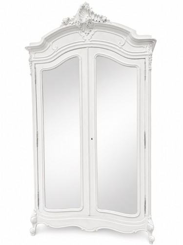 French mirrored armoire - mirrored, ~