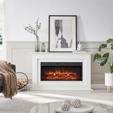 FLAMEKO Savannah Electric Fireplace Suite