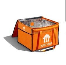 Just Eat Food Delivery Bag,Courier Insulated Thermal Pizza Bag 58L..New With Tag