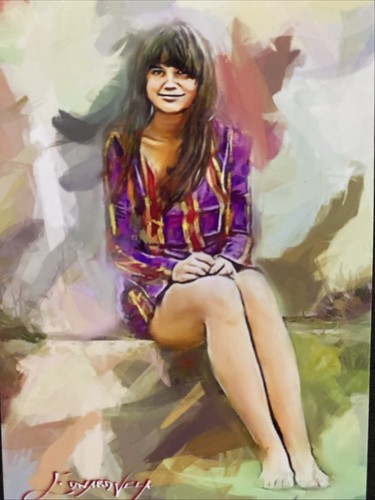 Linda ronstadt art card - linda,