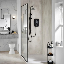 Triton Danzi Duelec 9.5kW Soft Black Electric Shower GEDADU93