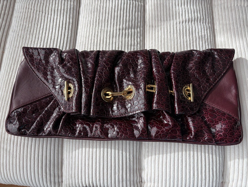 Bennett burgundy patent - bennett,