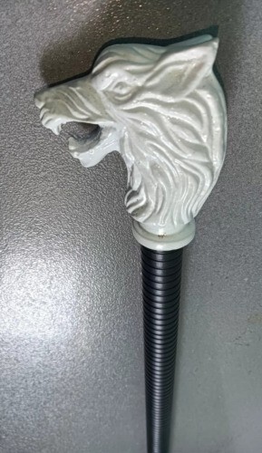 Beautiful white wolf stainless