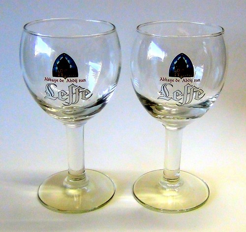 Leffe beer goblet glass - beer,