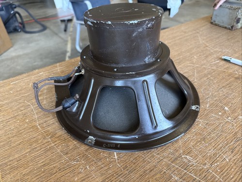 Jensen inch alnico speaker - inch,
