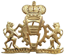 Royal Belgian Armed Forces Logistic Service Sign Cap Badge Insignia