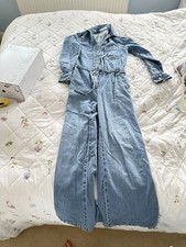 Zara Denim Jumpsuit XS