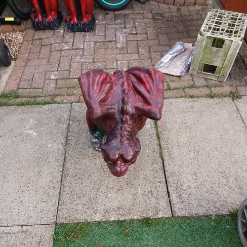 Stone garden gargoyle gremlin - stone,