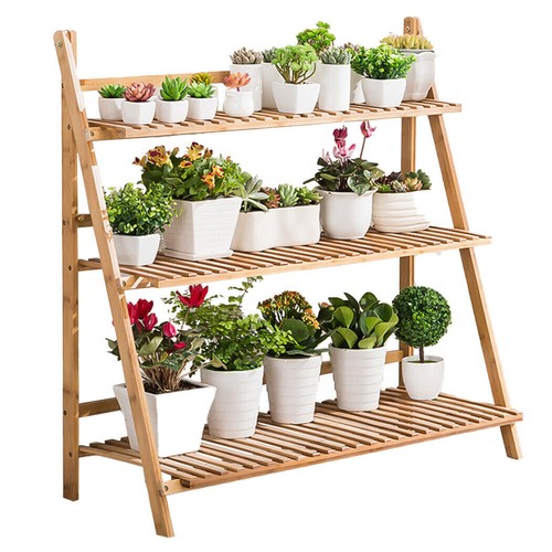 3tier outdoor wooden flower - 3tier,