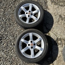 MGF 1.8 VVC P Reg pair of 6 Spoke 15” 205/55 Alloys Rear wheels