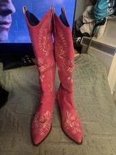 Ladies Long Length Bright Pink