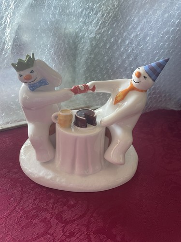 Coalport the snowman pulling - -,