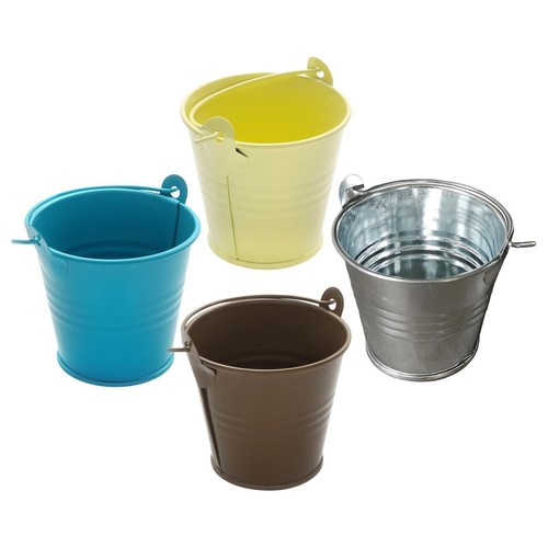 Metal buckets mini candy - metal,