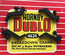 Hornby Dublo  #4620.  75Ton Breakdown Crane Set Of 4 Repro Plastic Outriggers(A)